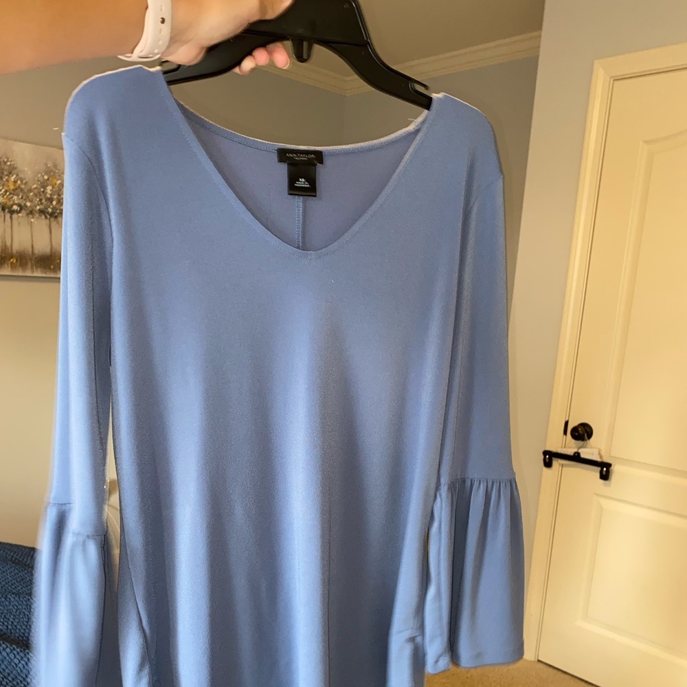 PERIWINKLE ANN TAYLOR TOP